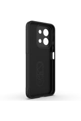 Redmi 15C 4G Kılıf Esnek TPU Oyuklu Arka Yüzey Tasarımlı HZRV Etnik Silikon Kapak - Koyu Yeşil Yeşil