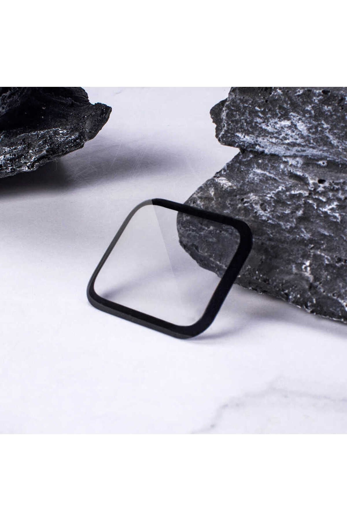 Watch 38mm BSAY PPM Watch Glass Ekran Koruyucu - Siyah Siyah