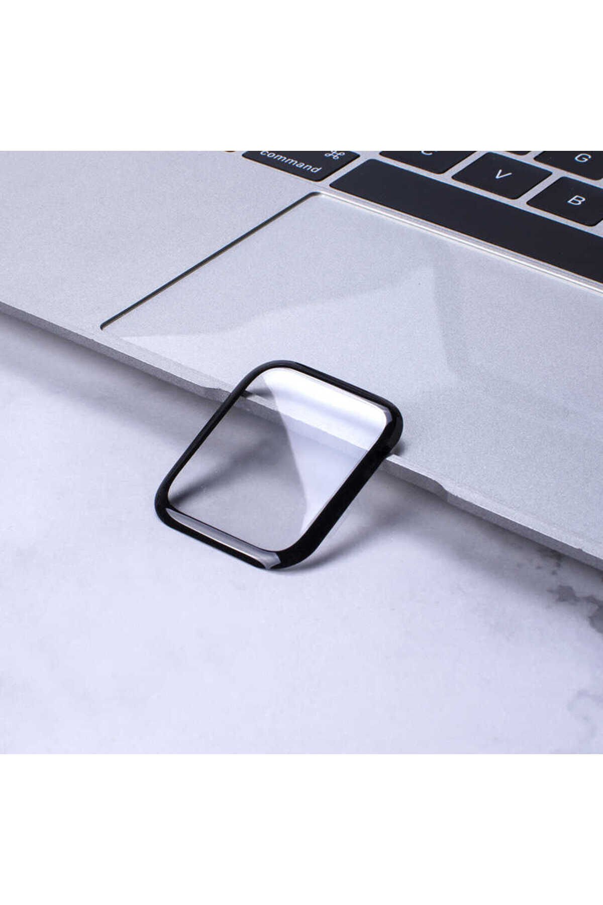 Watch 38mm BSAY PPM Watch Glass Ekran Koruyucu - Siyah Siyah