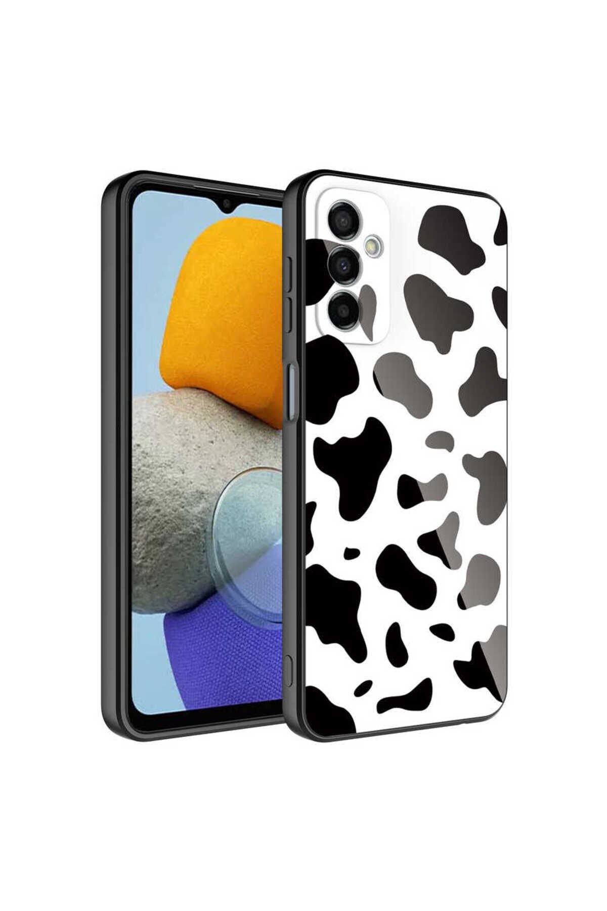 Galaxy M23 Kılıf Kamera Korumalı Desenli Sert Silikon SBT Epoksi Kapak - NO7 No7