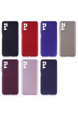 Poco M3 Pro Kılıf TKNC Premier Silikon Kapak - Mürdüm Mürdüm