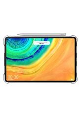 MatePad 10.4 Uyumlu BSAY Tablet Nitro Anti Shock Silikon Kapak-Renksiz Renksiz