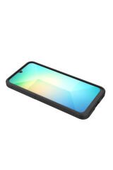 Galaxy A17 Kılıf Esnek TPU Oyuklu Arka Yüzey Tasarımlı BSAY Etnik Silikon Kapak - Lacivert Yeşil