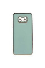 Poco X3 Kılıf BSAY Bark Kapak - Mor Koyu Yeşil