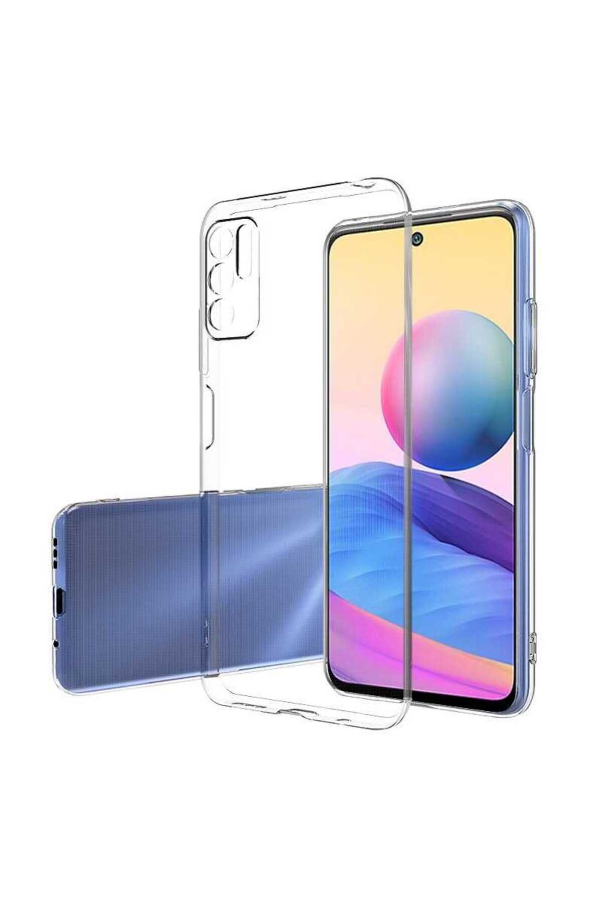 Redmi Note 10 5G Kılıf BSAY Süper Silikon Kapak - Renksiz Renksiz