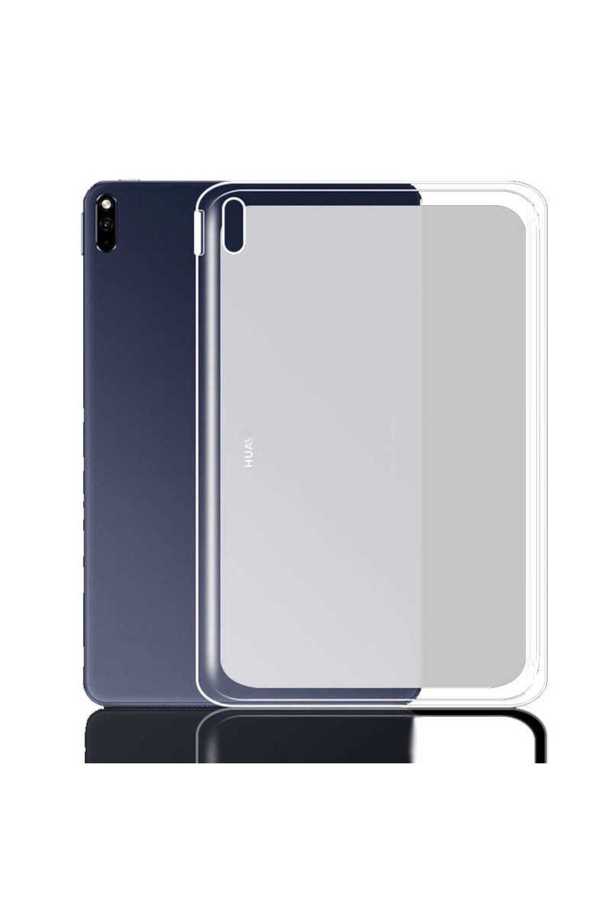 MatePad 10.4 Uyumlu BSAY Tablet Süper Silikon Kapak-Siyah Renksiz