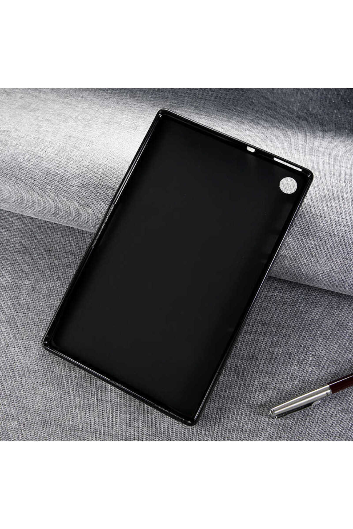 Lenovo M10 Plus TB-X606F Kılıf Uyumlu BSAY Tablet Süper Silikon Kapak-Renksiz Renksiz