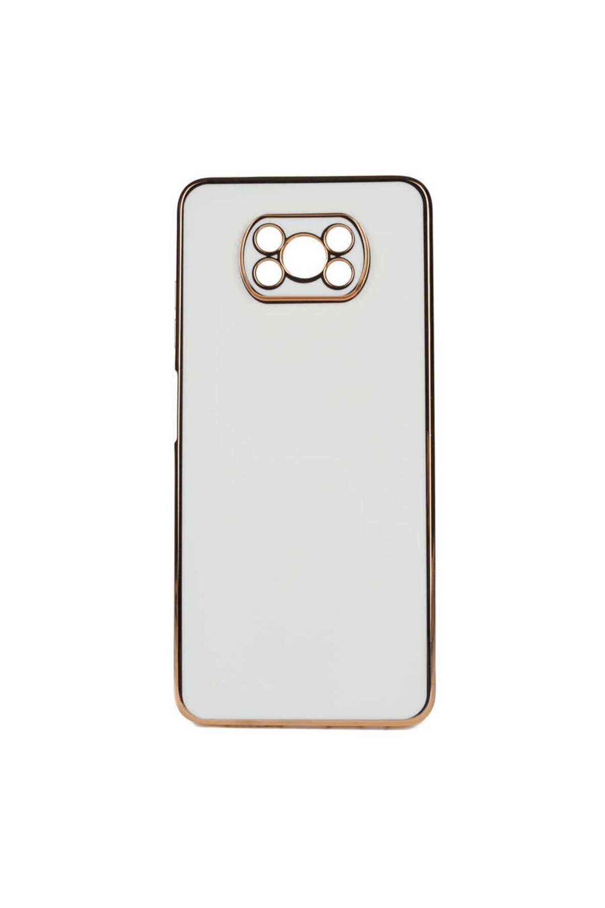 Poco X3 Kılıf BSAY Bark Kapak - Mor Beyaz