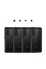 Galaxy S21 Plus Kılıf 1-1 Su Geçirmez Kılıf - Siyah Siyah