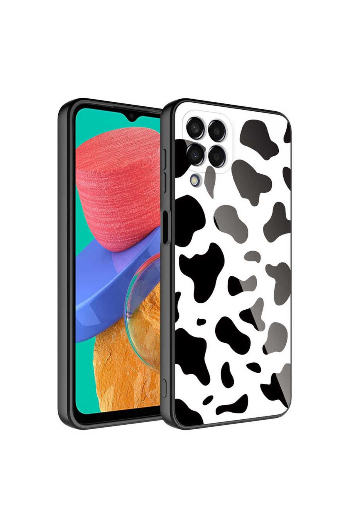 Galaxy M33 Kılıf Kamera Korumalı Desenli Sert Silikon NXAR Epoksi Kapak - NO2 No7