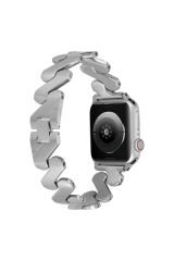 Watch 38mm Kordon Uyumlu KRD-80 Metal Strap Kayış BSAY- Siyah Siyah