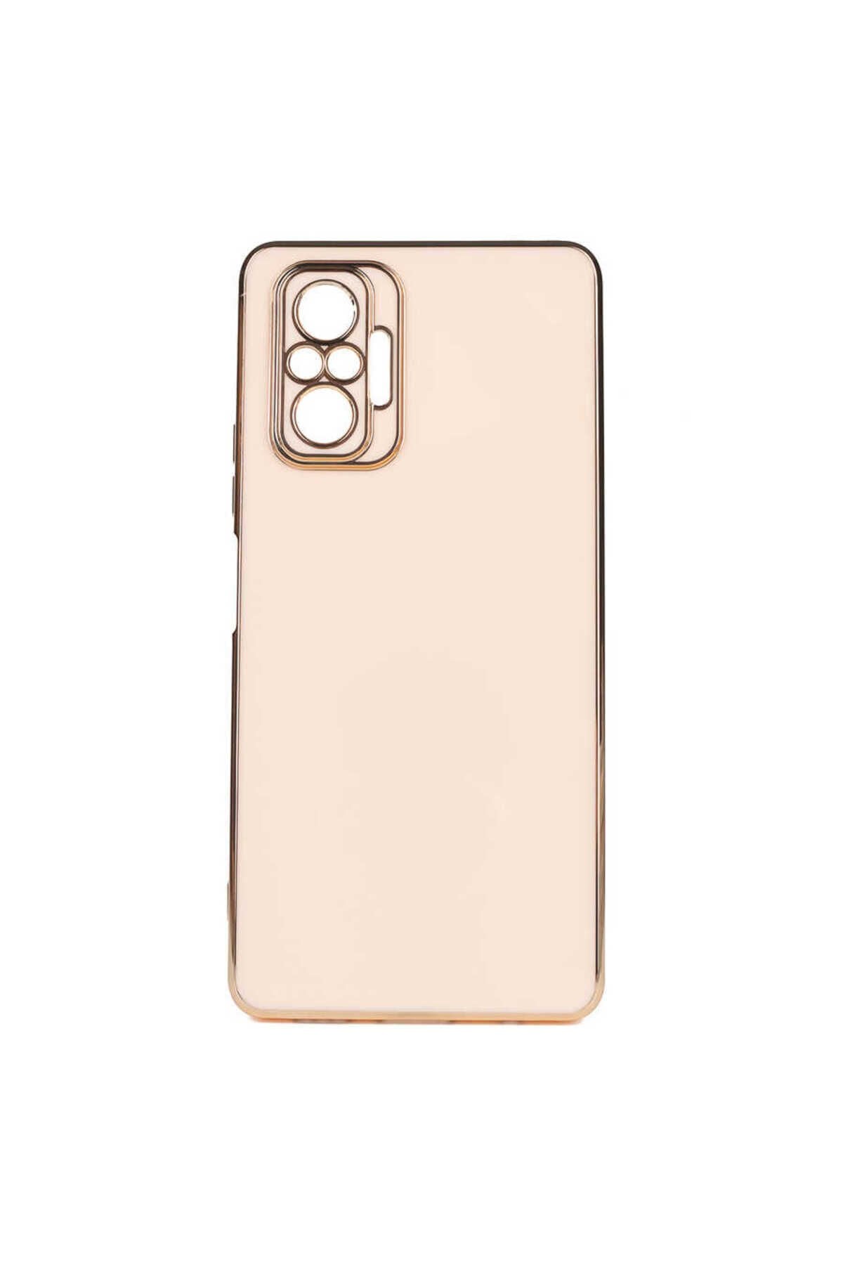 Redmi Note 10 Pro Kılıf BSAY Bark Kapak - Siyah Rose Gold