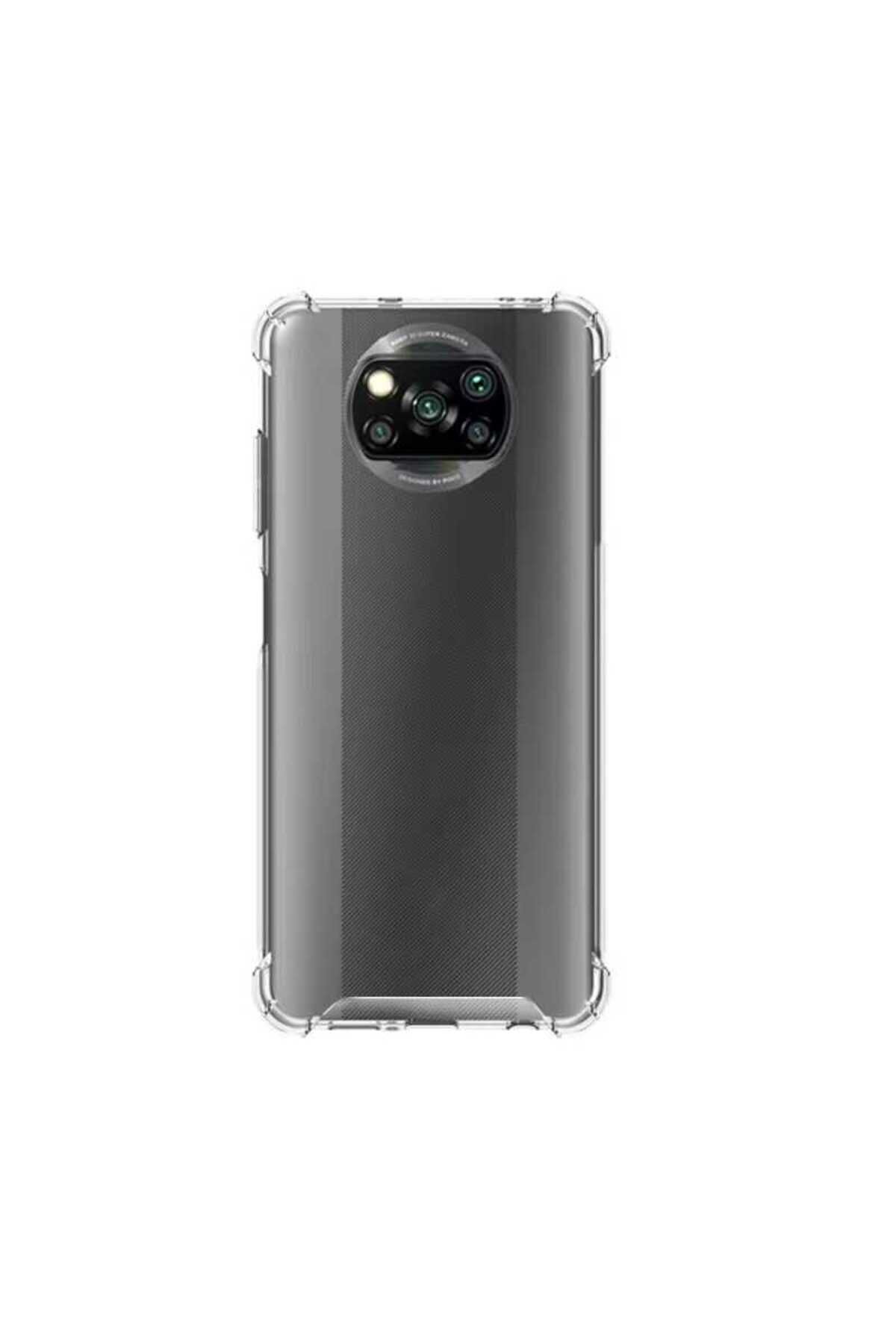 Poco X3 Kılıf BSAY Nitro Anti Shock Silikon - Renksiz Renksiz