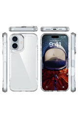iPhone 16 Kılıf GZST T-Max Kapak - Şeffaf