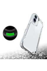 iPhone 16 Plus Kılıf GZST T-Max Kapak - Şeffaf