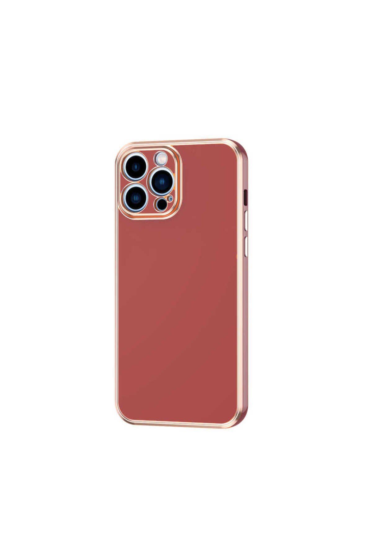iPhone 12 Pro Uyumlu BSAY Bark Kılıf-Lacivert Kahverengi