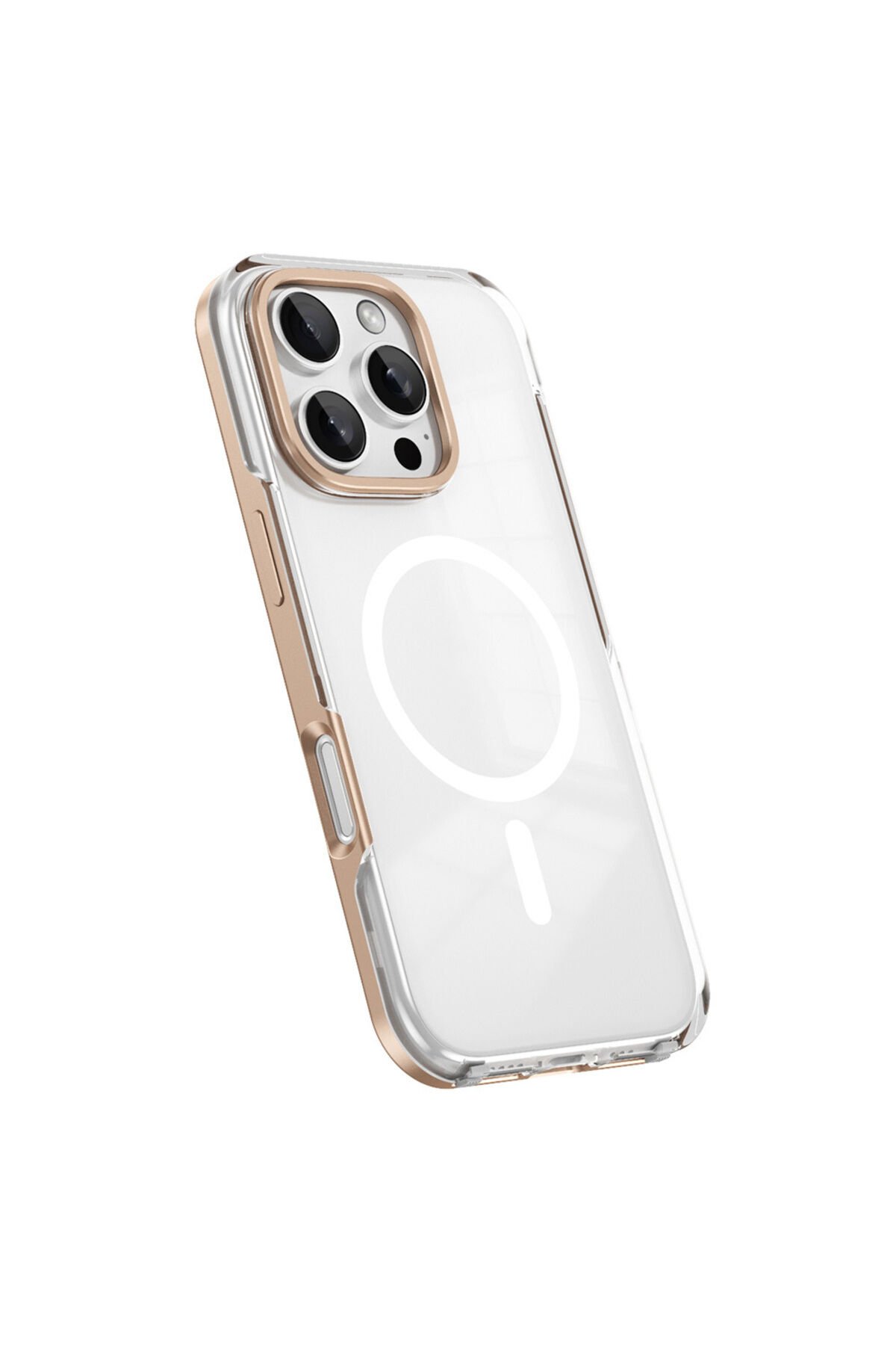 iPhone 16 Pro Uyumlu Magsafe Şarj Özellikli Çıkarılabilir Arka Yüzeyli BSAY Polar Kapak Siyah