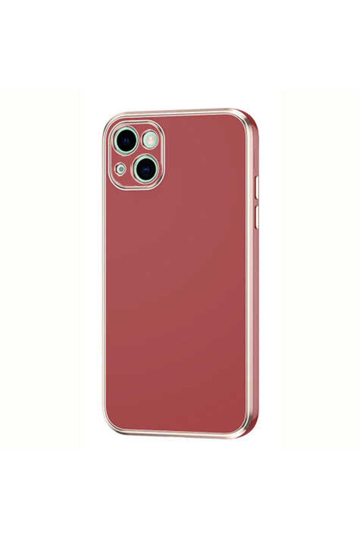 iPhone 13 Uyumlu BSAY Bark Kılıf-Beyaz Kahverengi