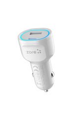 SBT CC-02 Hızlı Şarj Özellikli LED Işıklı QC 3.0 USB-A ve Type-C PD Araç Şarj Başlığı PD 20W - Beya