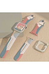 Watch 44mm KRD-62 Uyumlu Kordon Casey Mobile Blue İnk