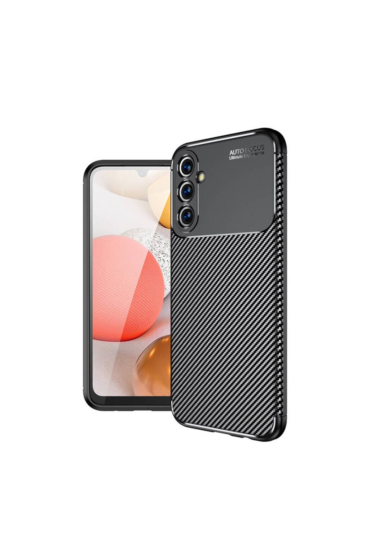 Galaxy A25 Kılıf BSAY Negro Silikon Kapak - Siyah Siyah