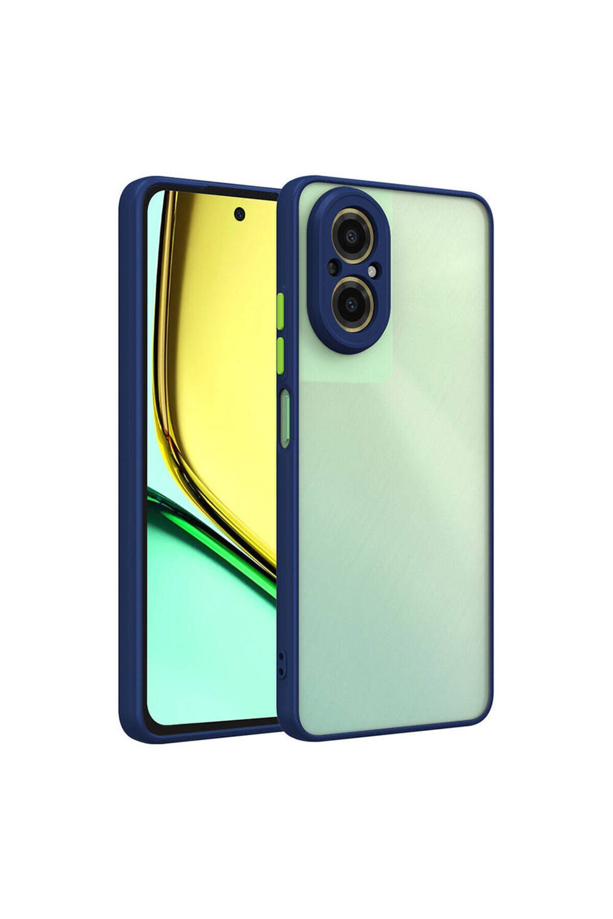 Realme 12 Lite Kılıf BSAY Hux Kapak - Lacivert
