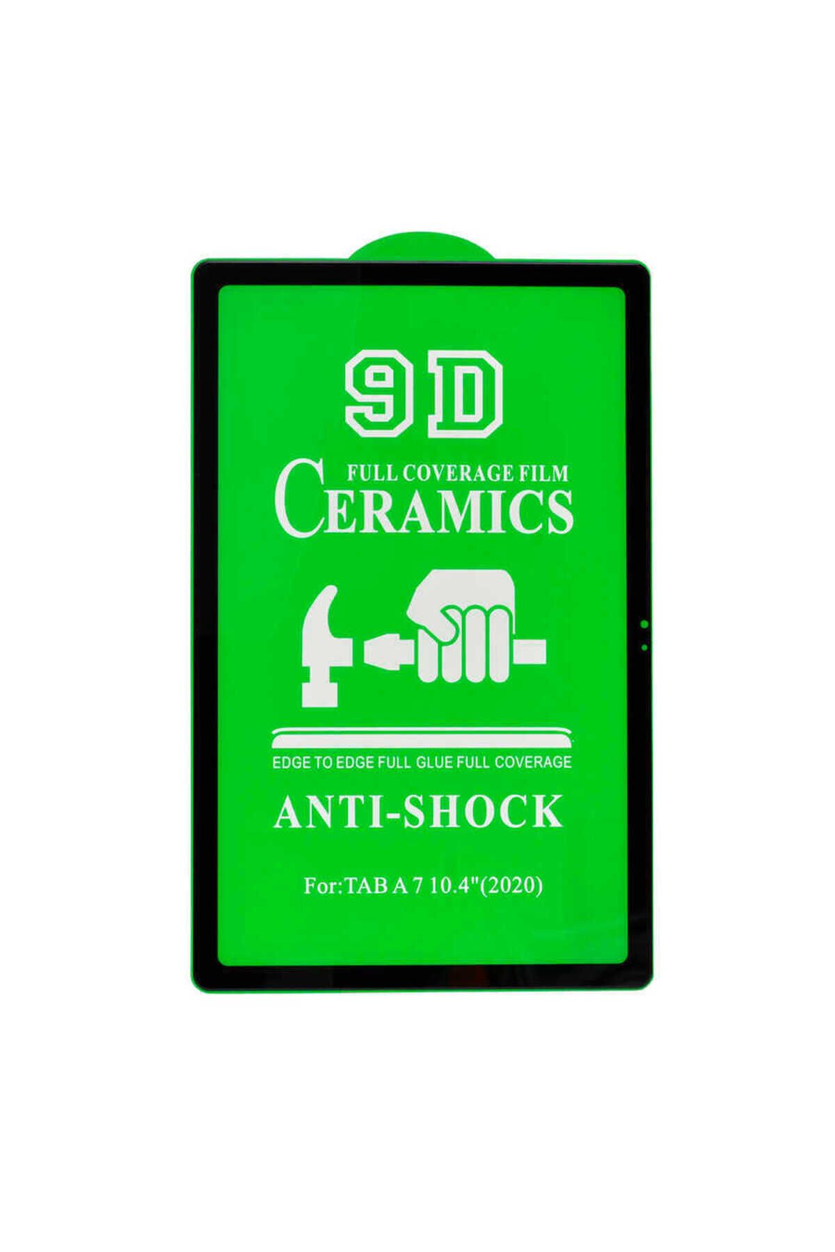 Galaxy Tab A7 10.4 T500 2020 Uyumlu BSAY Tablet Seramik Ekran Koruyucu-Siyah Siyah