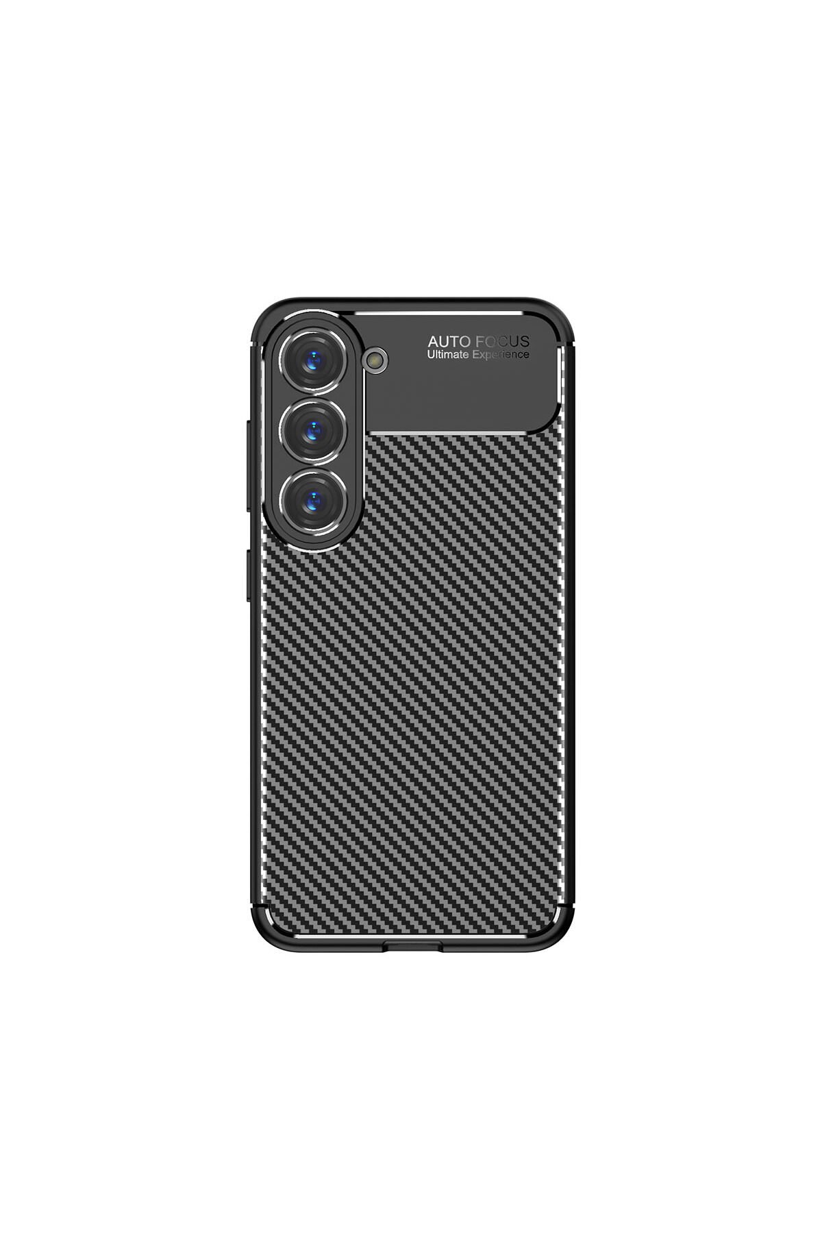 Galaxy S23 Uyumlu BSAY Negro Silikon Kılıf-Siyah Siyah