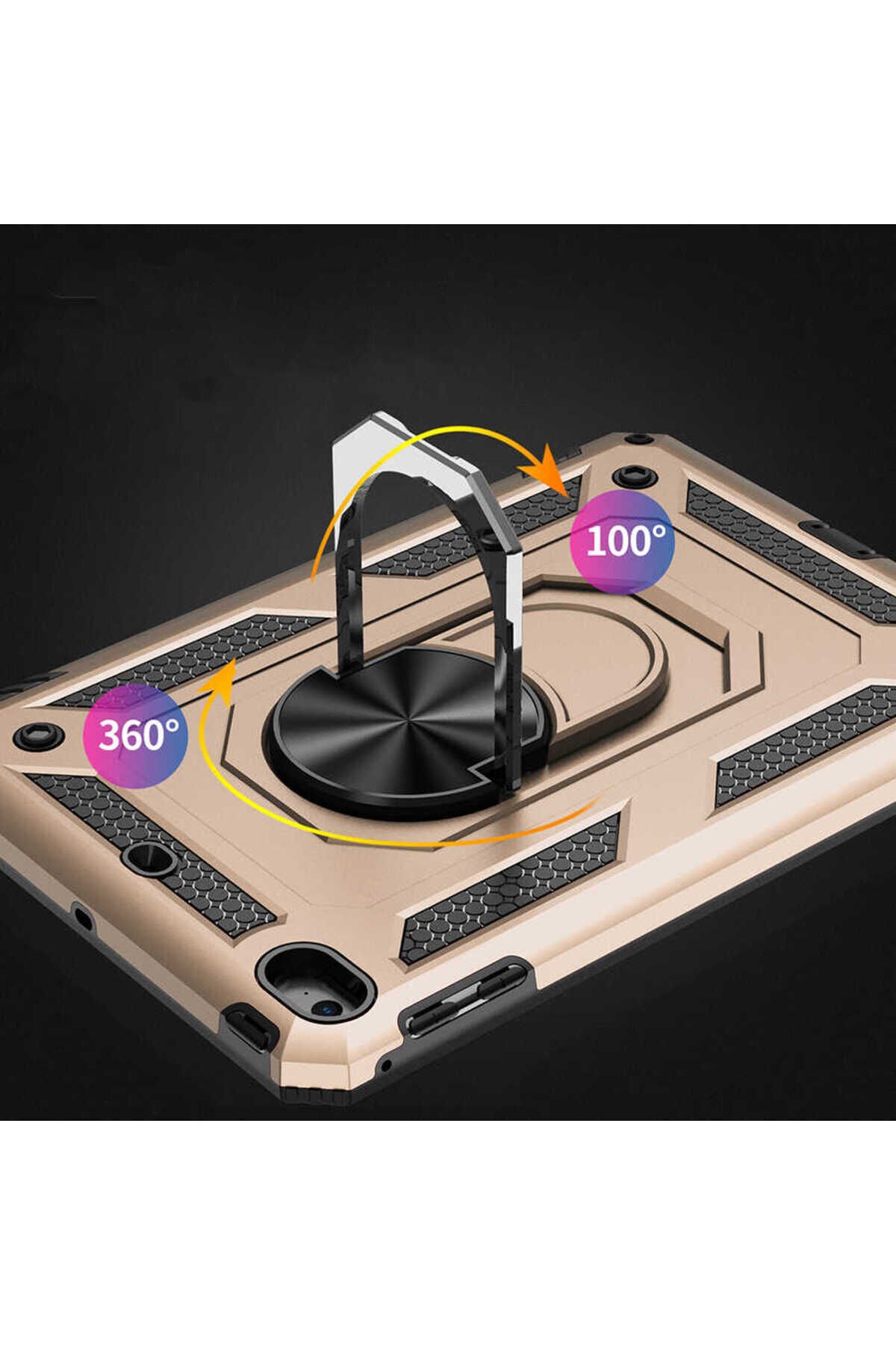 iPad Mini 4. Nesil - Uyumlu Uyumlu BSAY Tablet Vega Kapak-Siyah Mavi