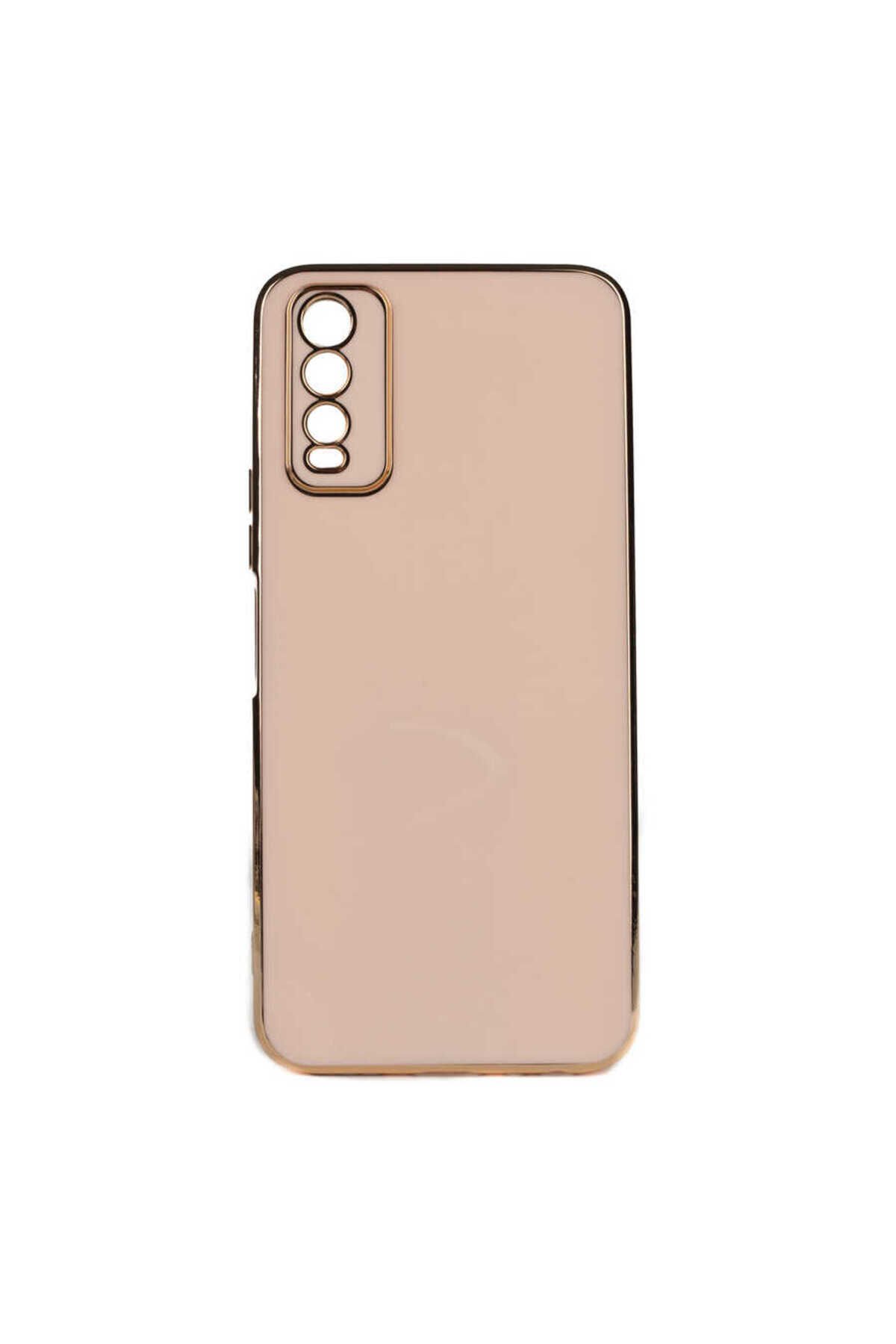 Vivo Y11S Kılıf BSAY Bark Kapak - Rose Gold Rose Gold
