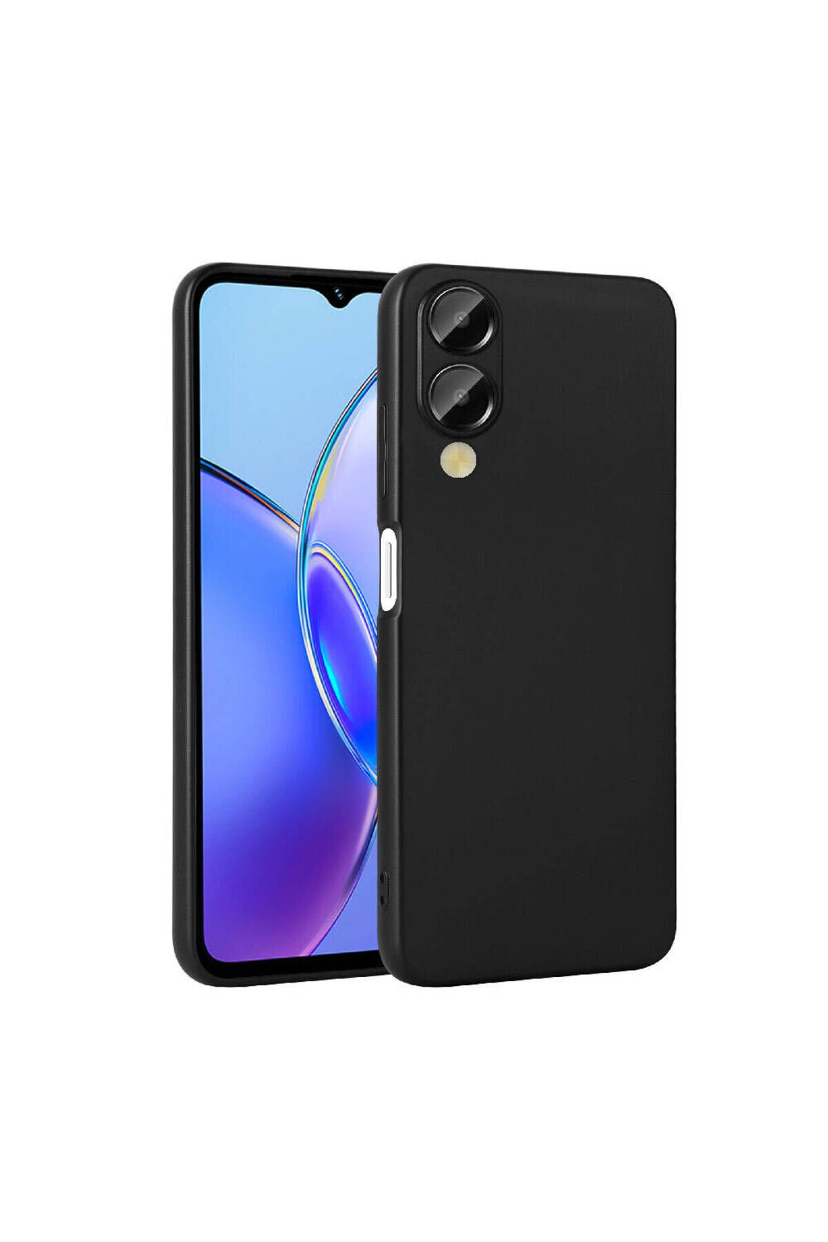 Vivo Y17S Kılıf BSAY Premier Silikon Kapak - Siyah Siyah