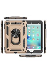 iPad Mini 5. Nesil - Uyumlu Uyumlu BSAY Tablet Vega Kapak-Siyah Kırmızı