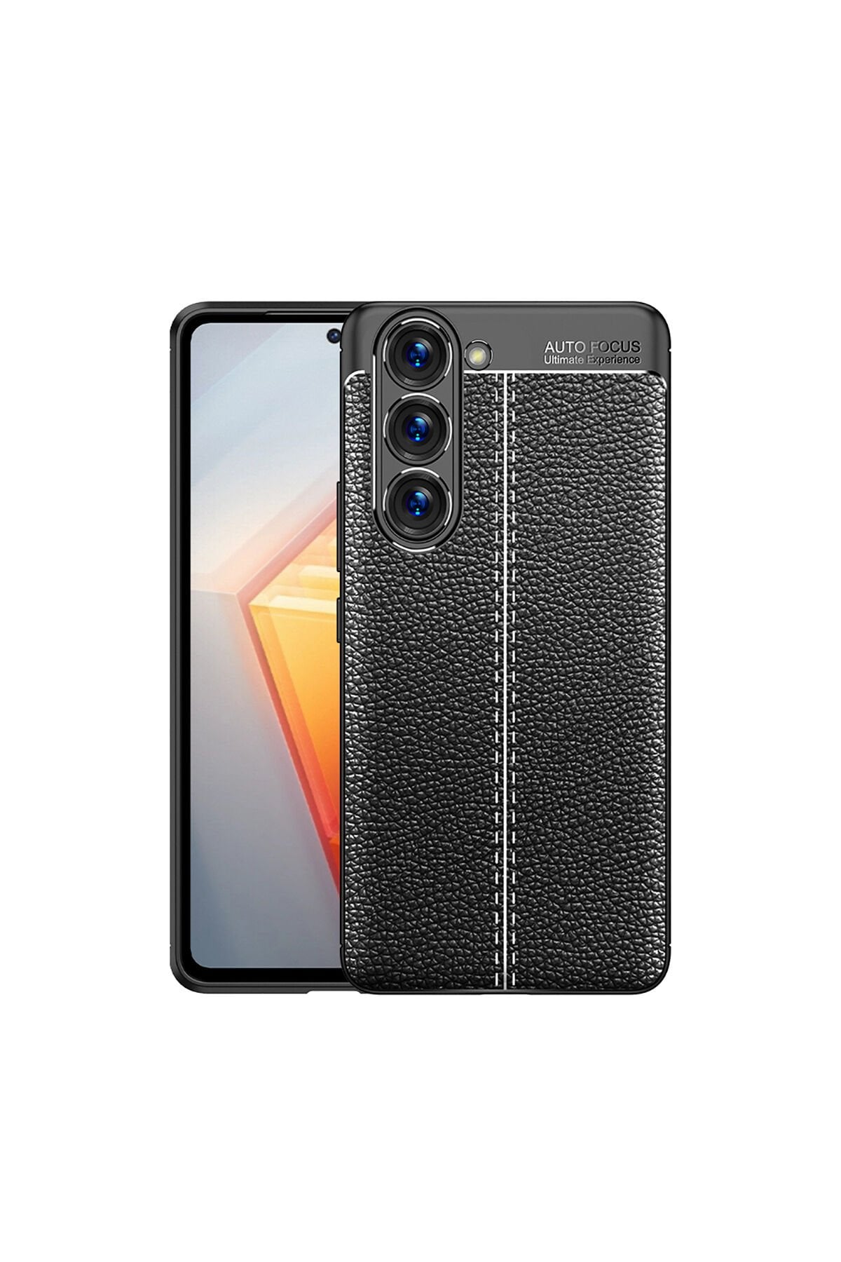 Galaxy S23 Uyumlu BSAY Niss Silikon Kılıf-Lacivert Siyah