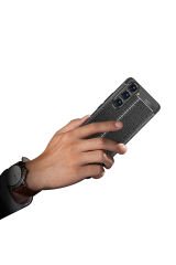 Galaxy S23 Uyumlu BSAY Niss Silikon Kılıf-Lacivert Siyah