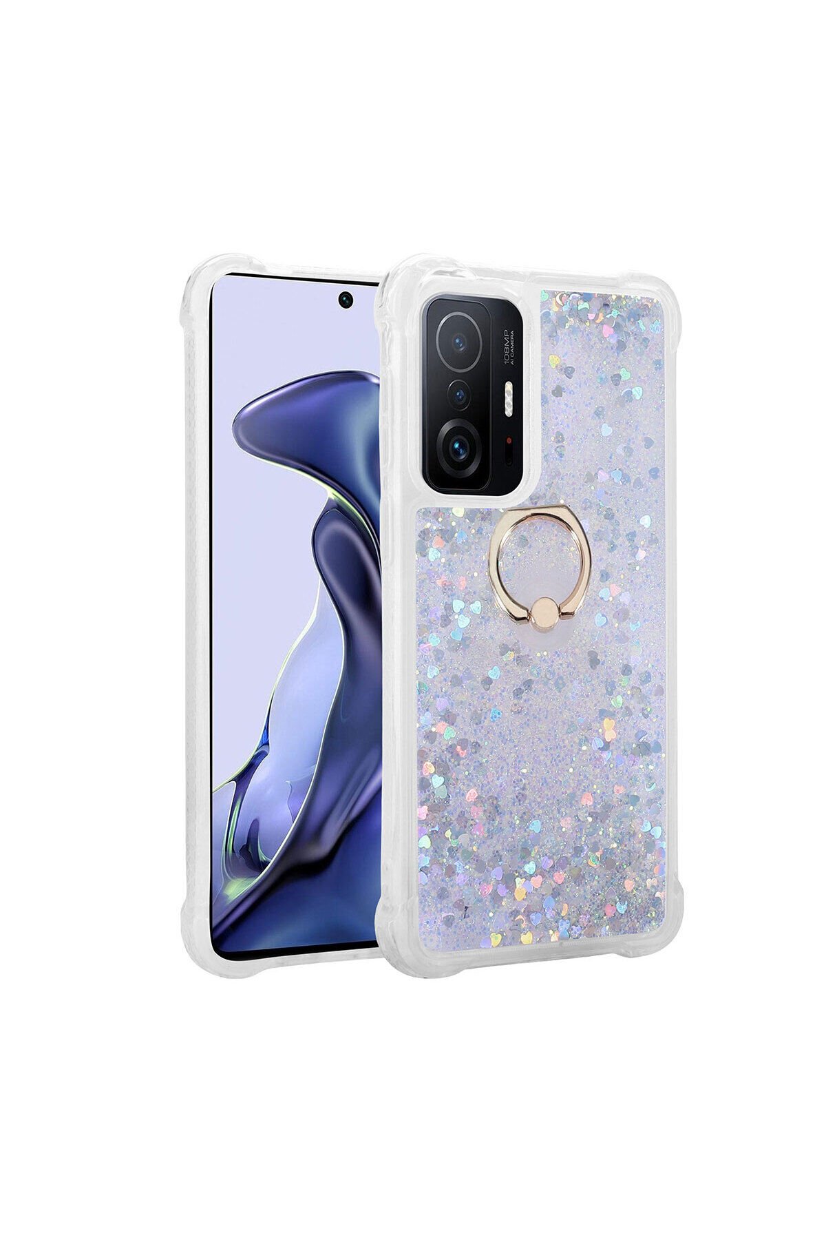 Mi 11T 5G Kılıf ASMA Milce Kapak - Gümüş Gümüş