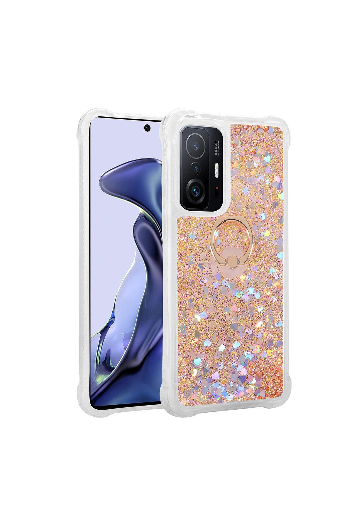 Mi 11T 5G Kılıf BSAY Milce Kapak - Gold Gold