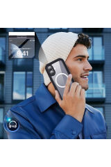 iPhone 16 Kılıf 1-1 Su Geçirmez Kılıf - Siyah Siyah
