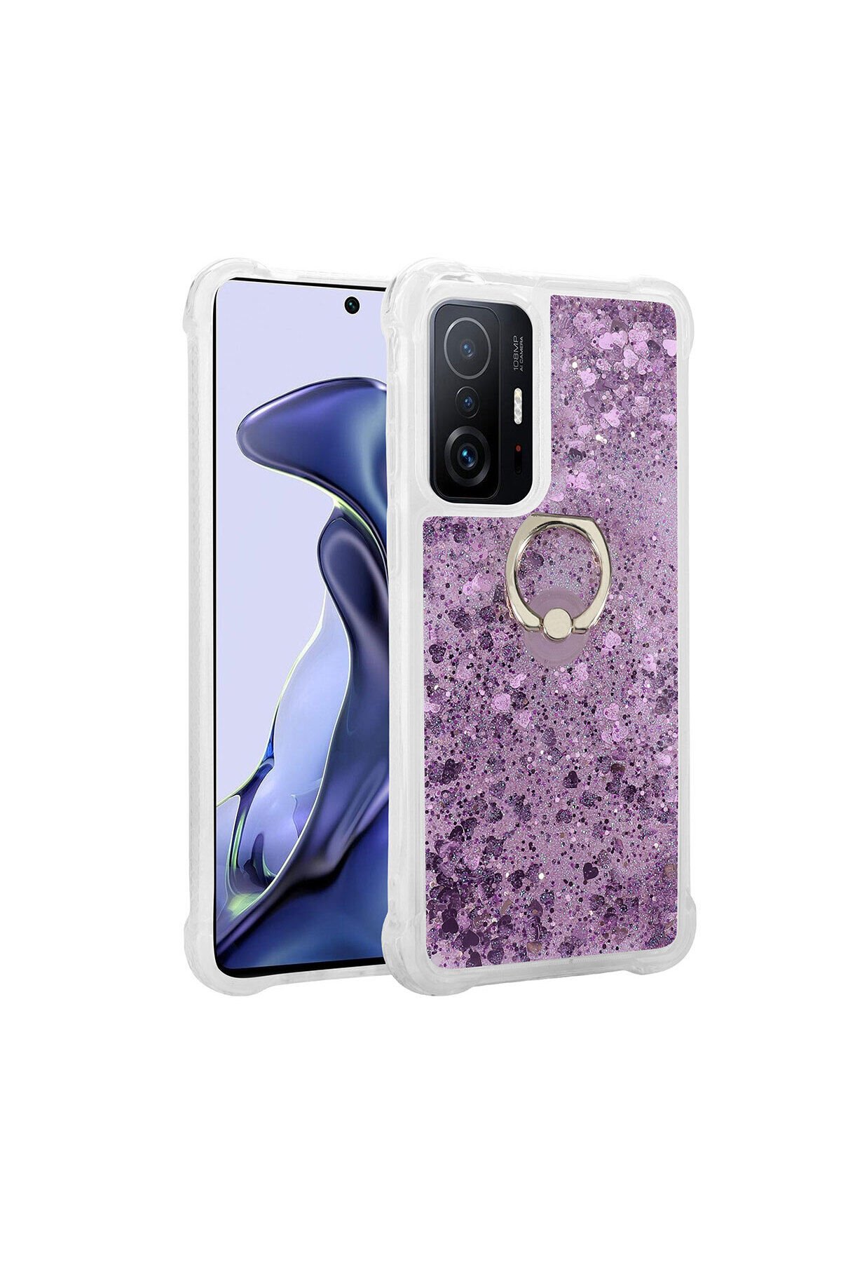 Mi 11T Pro 5G Kılıf ASMA Milce Kapak - Gümüş Gümüş