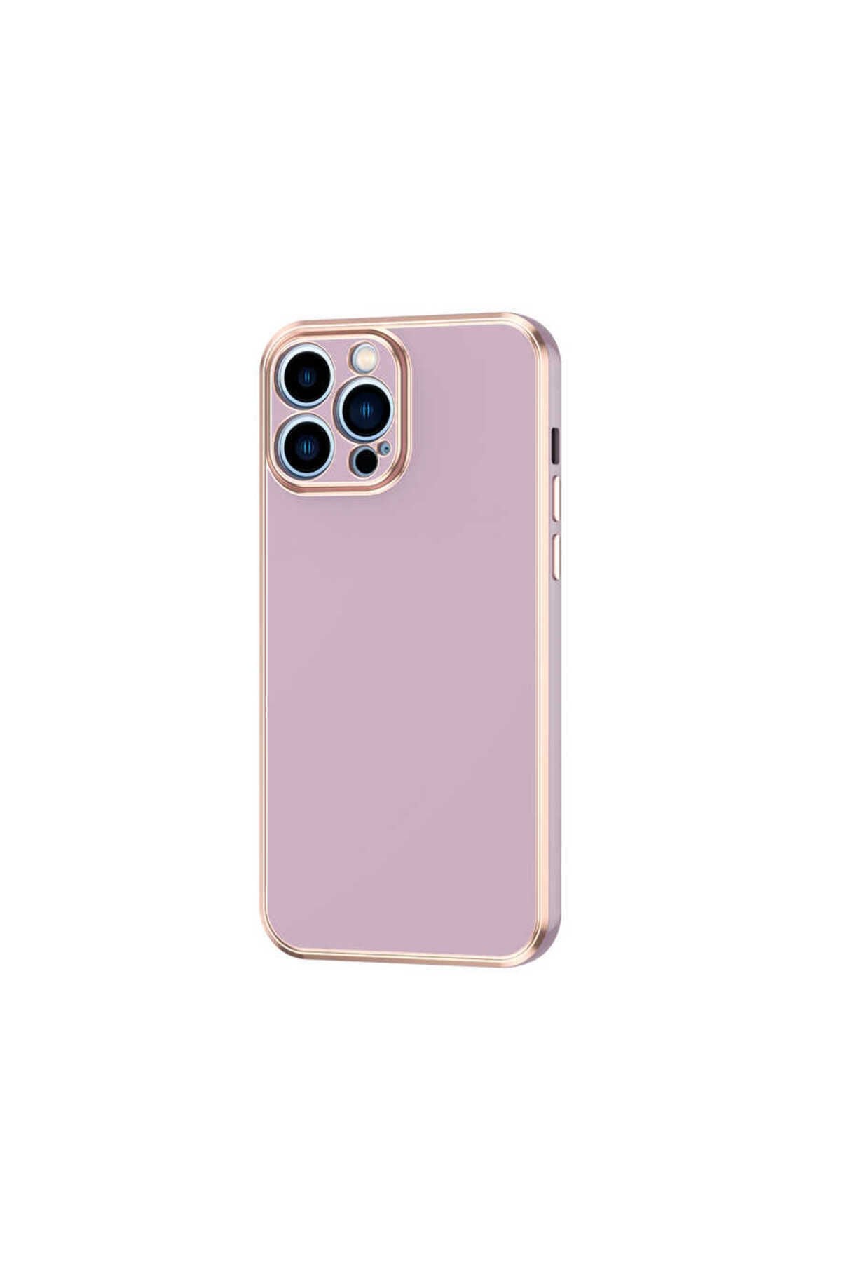 iPhone 13 Pro Uyumlu BSAY Bark Kılıf-Petrol Yeşil Lila