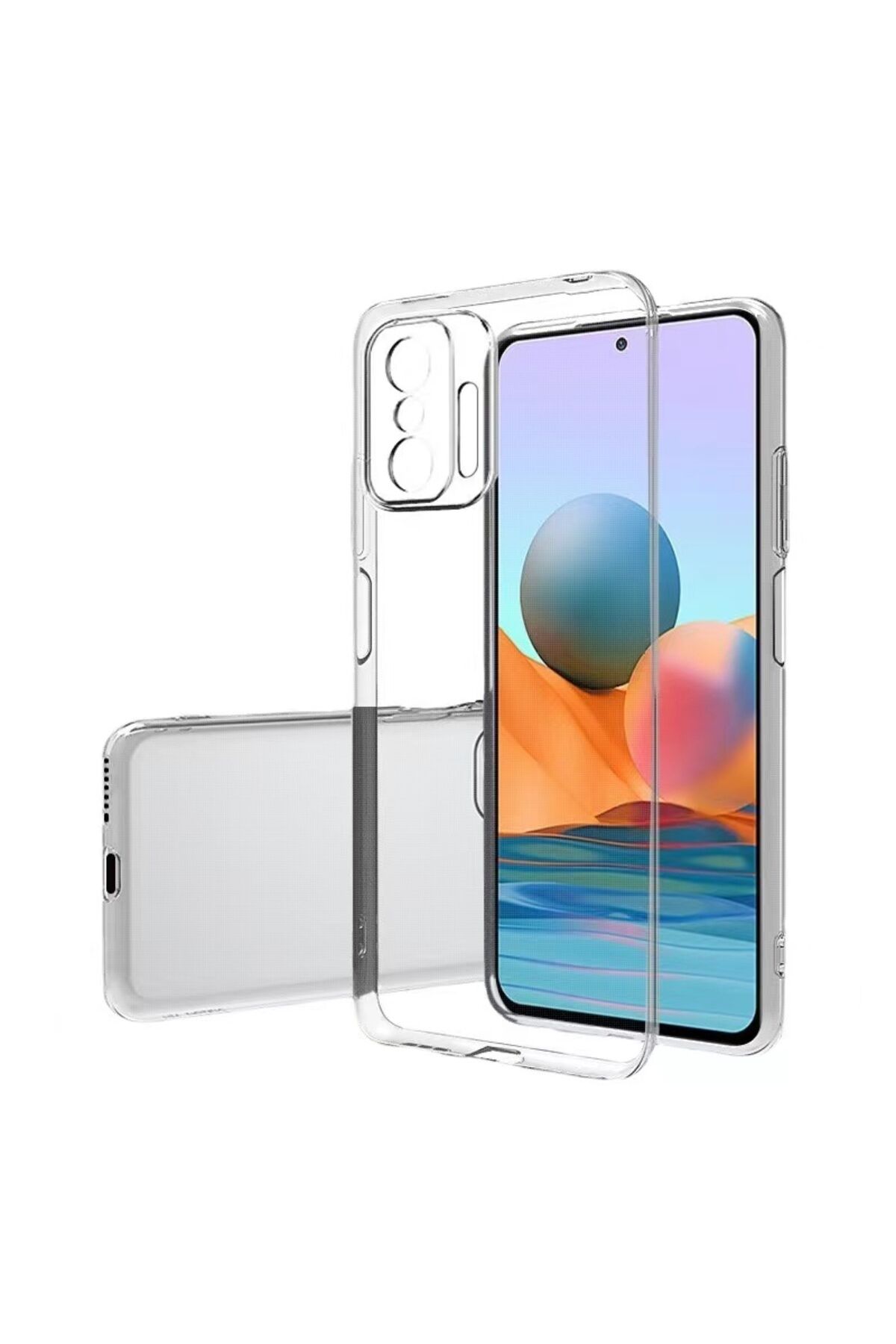 Mi 11T 5G Kılıf BSAY Süper Silikon Kapak - Renksiz Renksiz