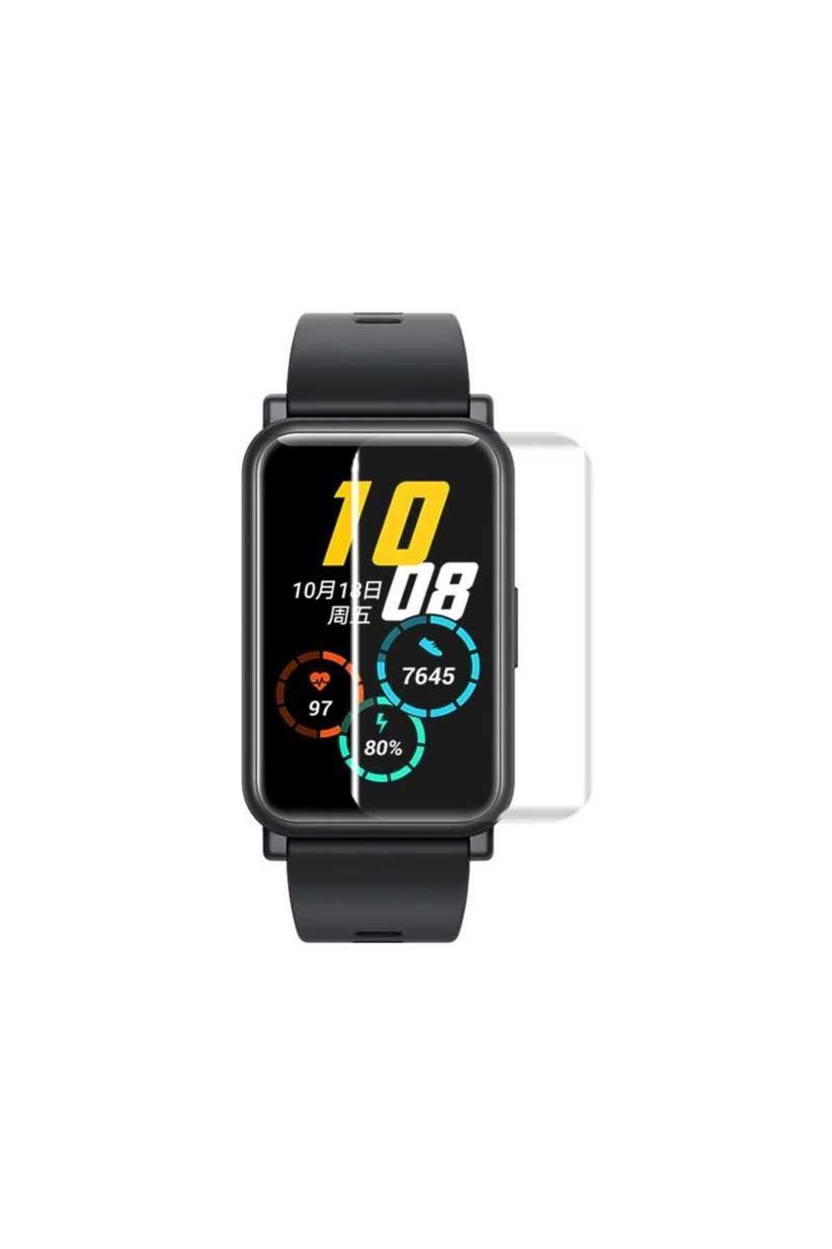 Huawei Watch Fit BSAY Narr Tpu Body Ekran Koruyucu - Renksiz Şeffaf