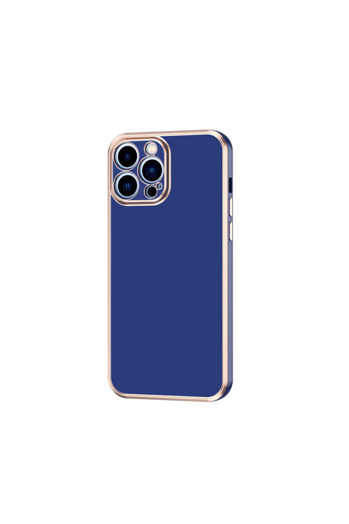 iPhone 13 Pro Max Uyumlu BSAY Bark Kılıf-Mor Lacivert