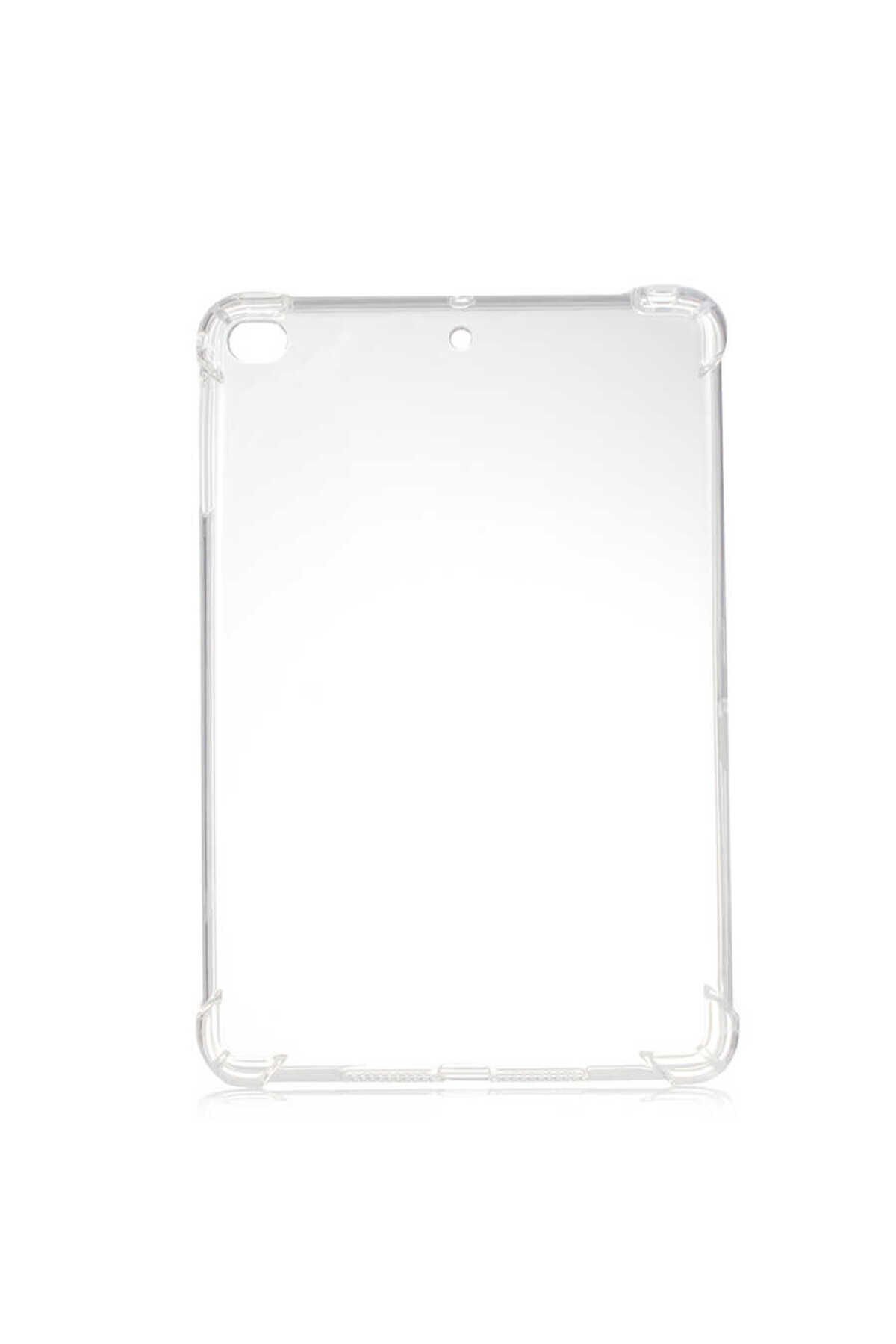 iPad Mini 5. Nesil - Uyumlu Uyumlu BSAY Tablet Nitro Anti Shock Silikon Kapak-Renksiz Renksiz