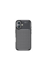 iPhone 16 Plus Uyumlu NXAR Negro Silikon Kapak-Siyah