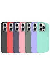 iPhone 14 Pro Max Uyumlu BSAY Mara Lansman Kılıf-Koyu Yeşil Lila