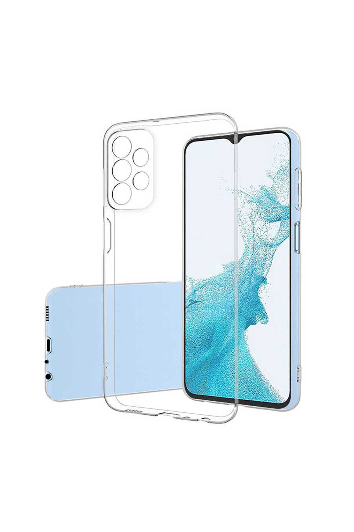 Galaxy A33 5G Kılıf ASMA Süper Silikon Kapak - Renksiz Renksiz