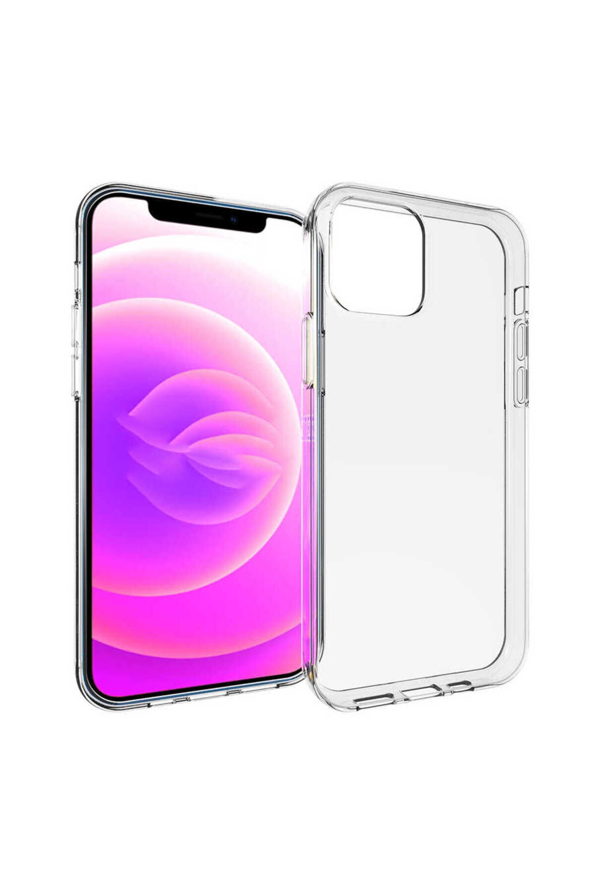 iPhone 15 Uyumlu BSAY Süper Silikon Kılıf-Renksiz Renksiz