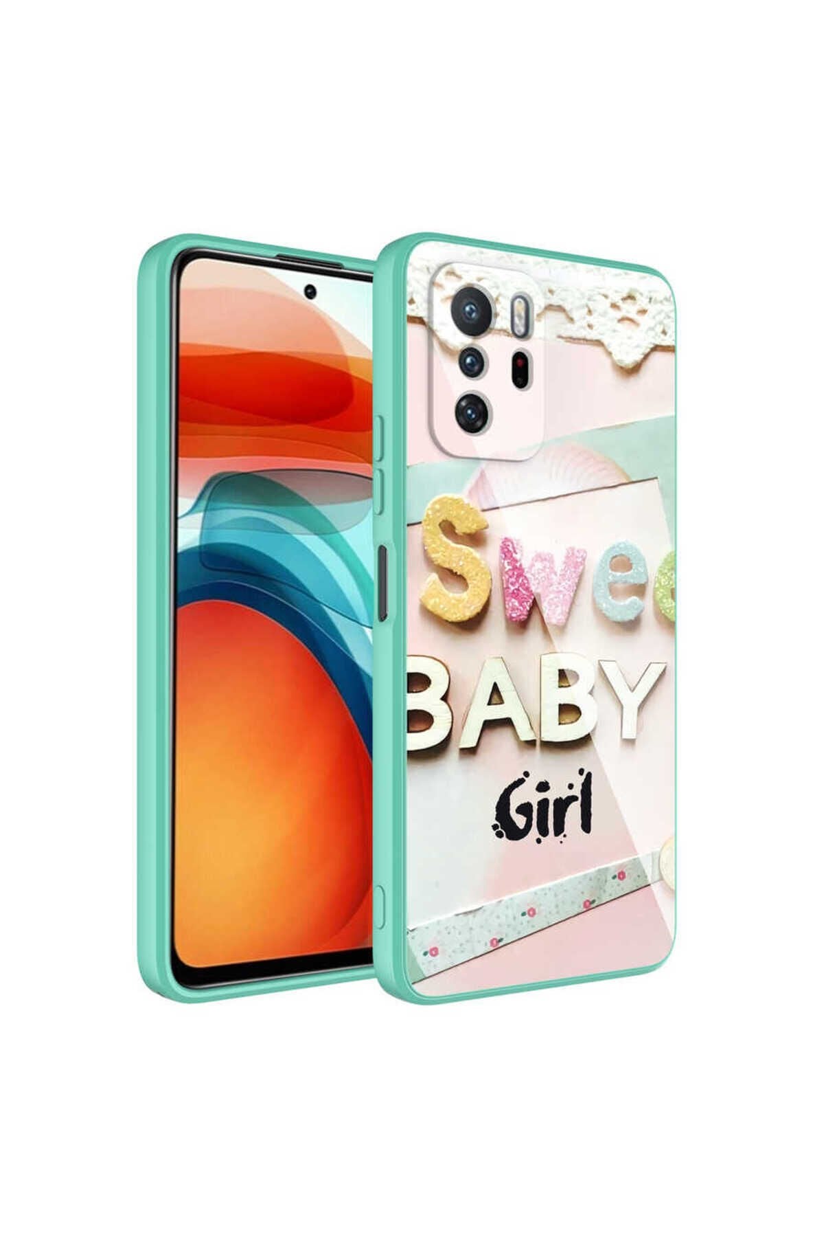 Redmi Note 10 Pro Kılıf Kamera Korumalı Desenli Sert Silikon BSAY Epoksi Kapak - NO3 No5