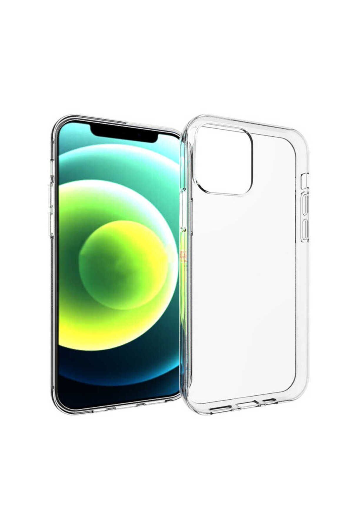 iPhone 15 Pro Uyumlu BSAY Süper Silikon Kılıf-Renksiz Renksiz