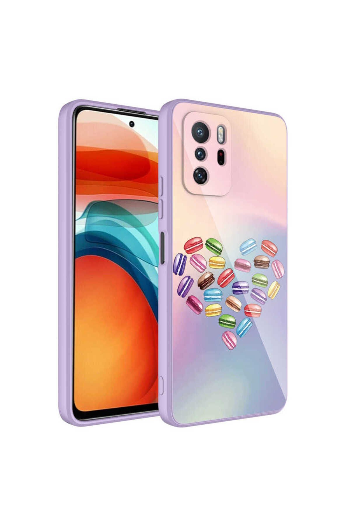 Redmi Note 10 Pro Kılıf Kamera Korumalı Desenli Sert Silikon TKNC Epoksi Kapak - NO2 No2